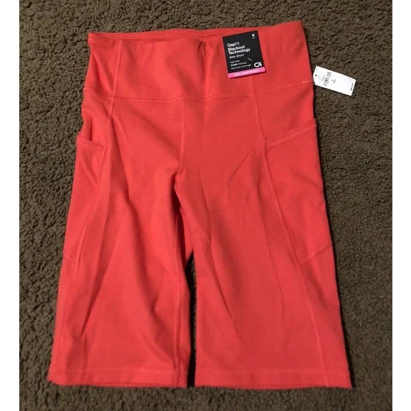 Pink Gapfit Biker Shorts GAP Shorts Gap Fit Bike Short Tall Small